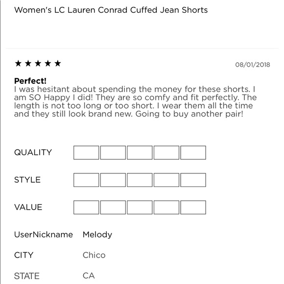 LC Cuffed Jean Shorts Size 2 Black Women’s - Picture 13 of 16